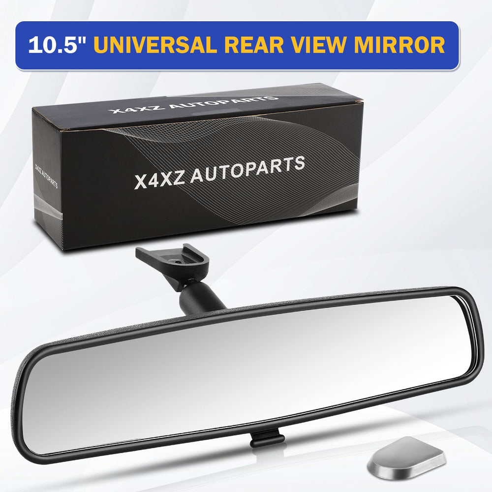 X4XZ 10.5-inch mirror features a crisp glass surface for sharp reflections.