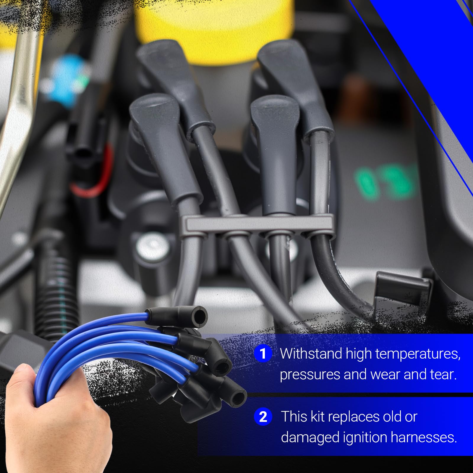 X4XZ 110040 low resistance windings close-up for improved ignition efficiency