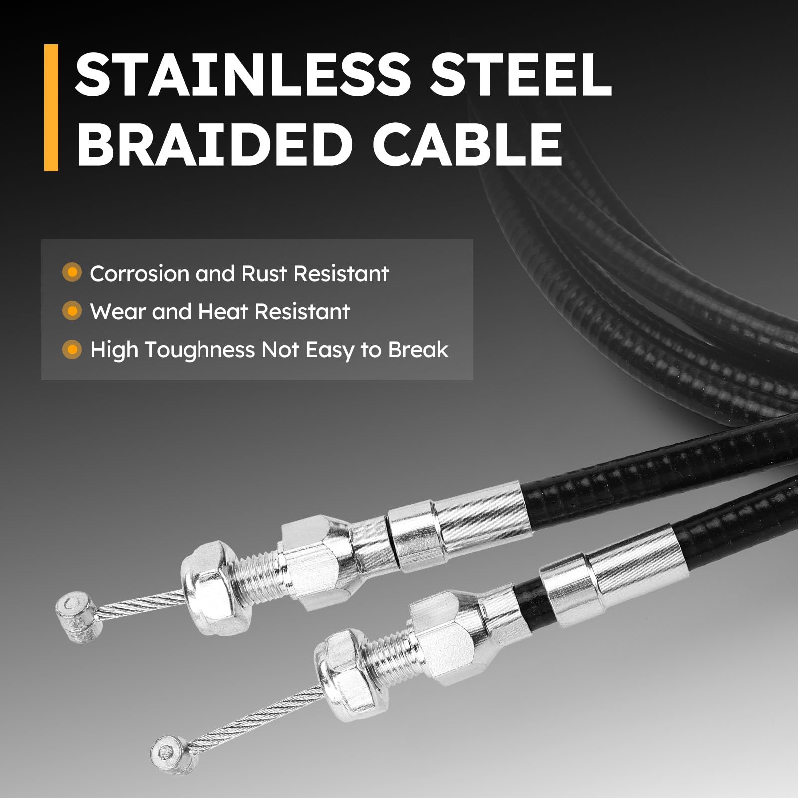 X4XZ 330-9371 110-inch cables for flexible vehicle routing.