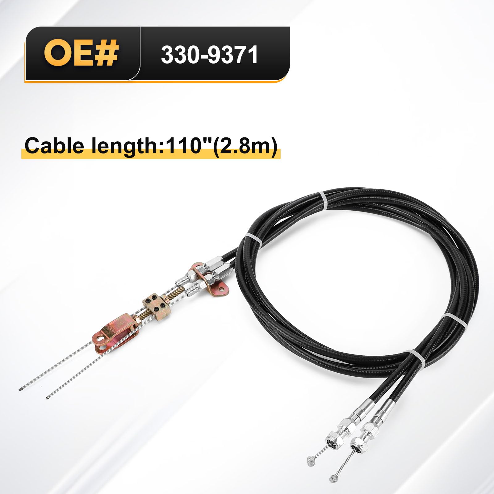 X4XZ 330-9371 97-inch sheath protects cables for longevity.