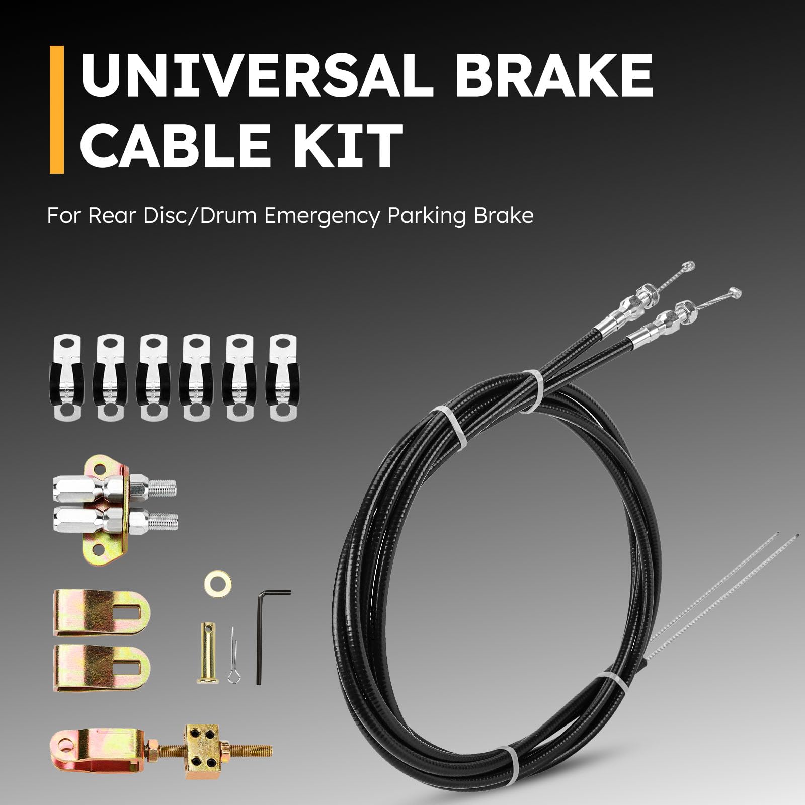 X4XZ 330-9371 universal-fit kit for rear disc or drum brakes.