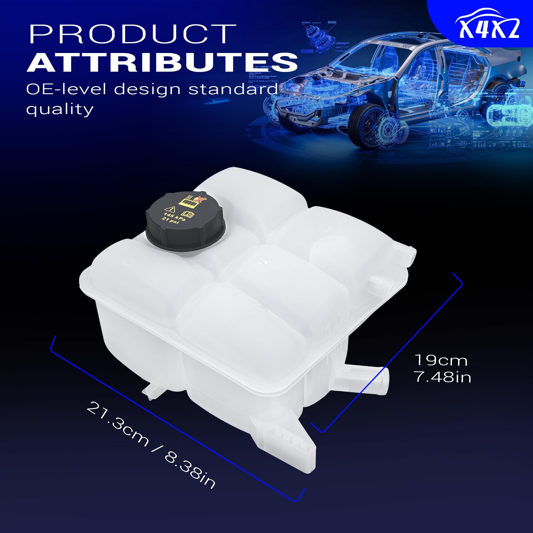 X4XZ 603-382 high-quality, heat-resistant plastic withstands engine vibrations.