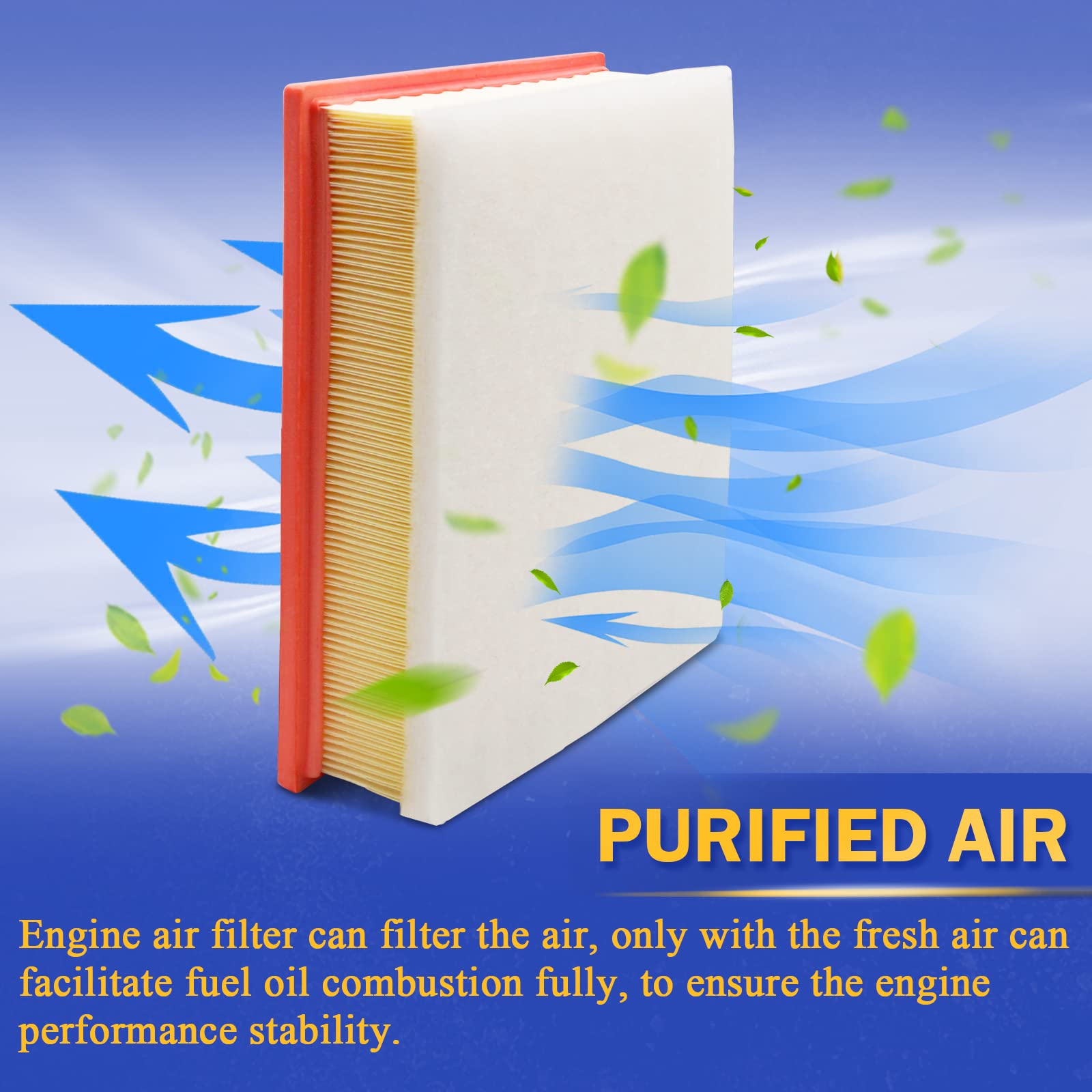 X4XZ A3231C engine protection; reduces intake of dust and debris.