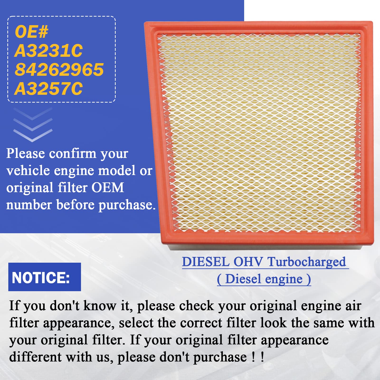 X4XZ A3231C microfiber adhesive paper; high dust capture and airflow.