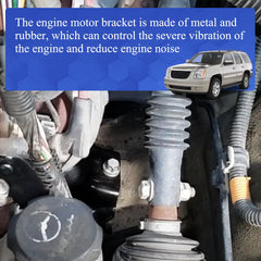 X4XZ A5365HY engine mount with heat shield showing sturdy build for Yukon XL