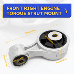 X4XZ A7363 torque mount for Nissan Murano; designed to reduce engine movement and noise.