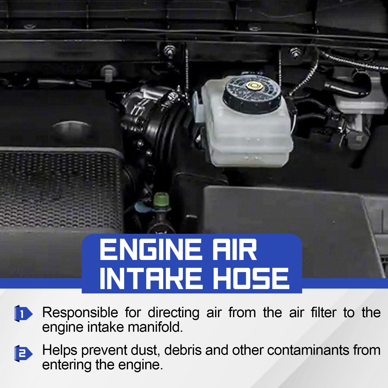 X4XZ air intake hose for Nissan Murano 2015-2023, ready to replace worn hose.