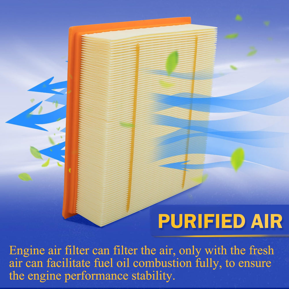 X4XZ CA10262 air filter dimension closeup highlights precise fit.