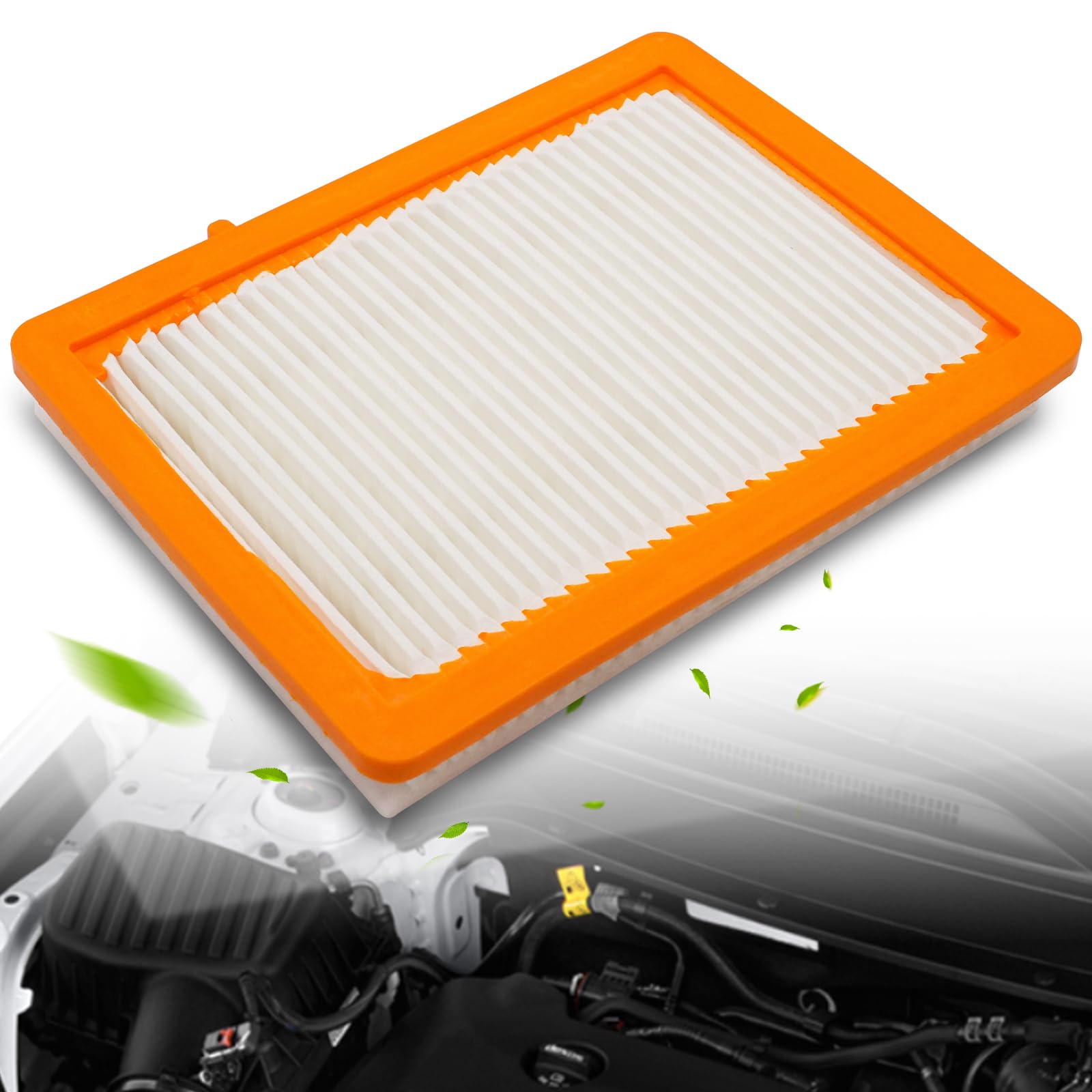 X4XZ CA12260 engine air filter front view showing protective design and dust filtration