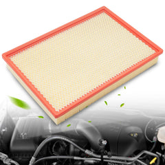 X4XZ CA9401 engine air filter front view for Ram trucks, improved filtration potential