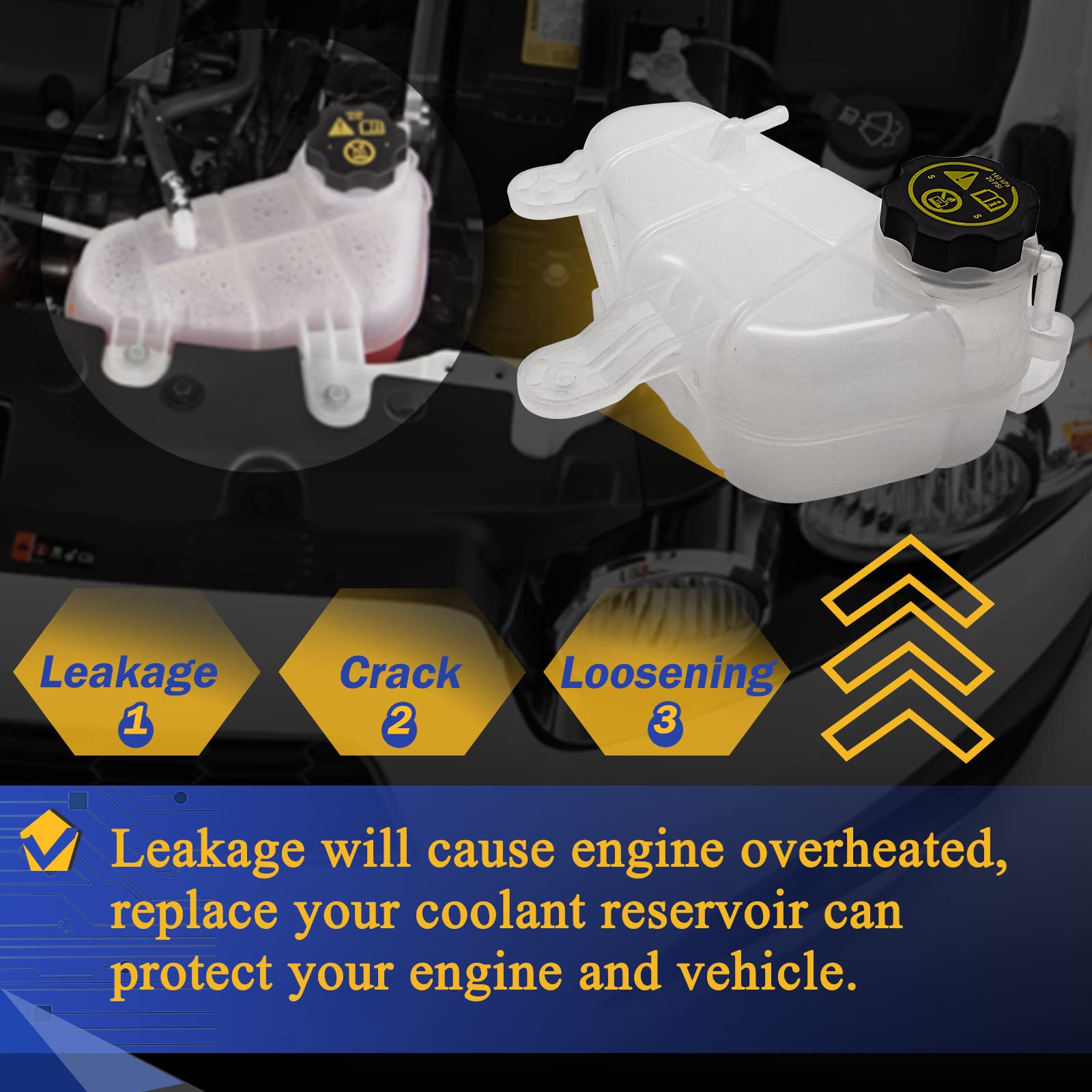 X4XZ compatibility details for Chevrolet Sonic coolant reservoir
