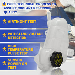 X4XZ translucent coolant reservoir body shows level at a glance