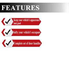 X4XZ chrome exterior door handle rear right, restores exterior look