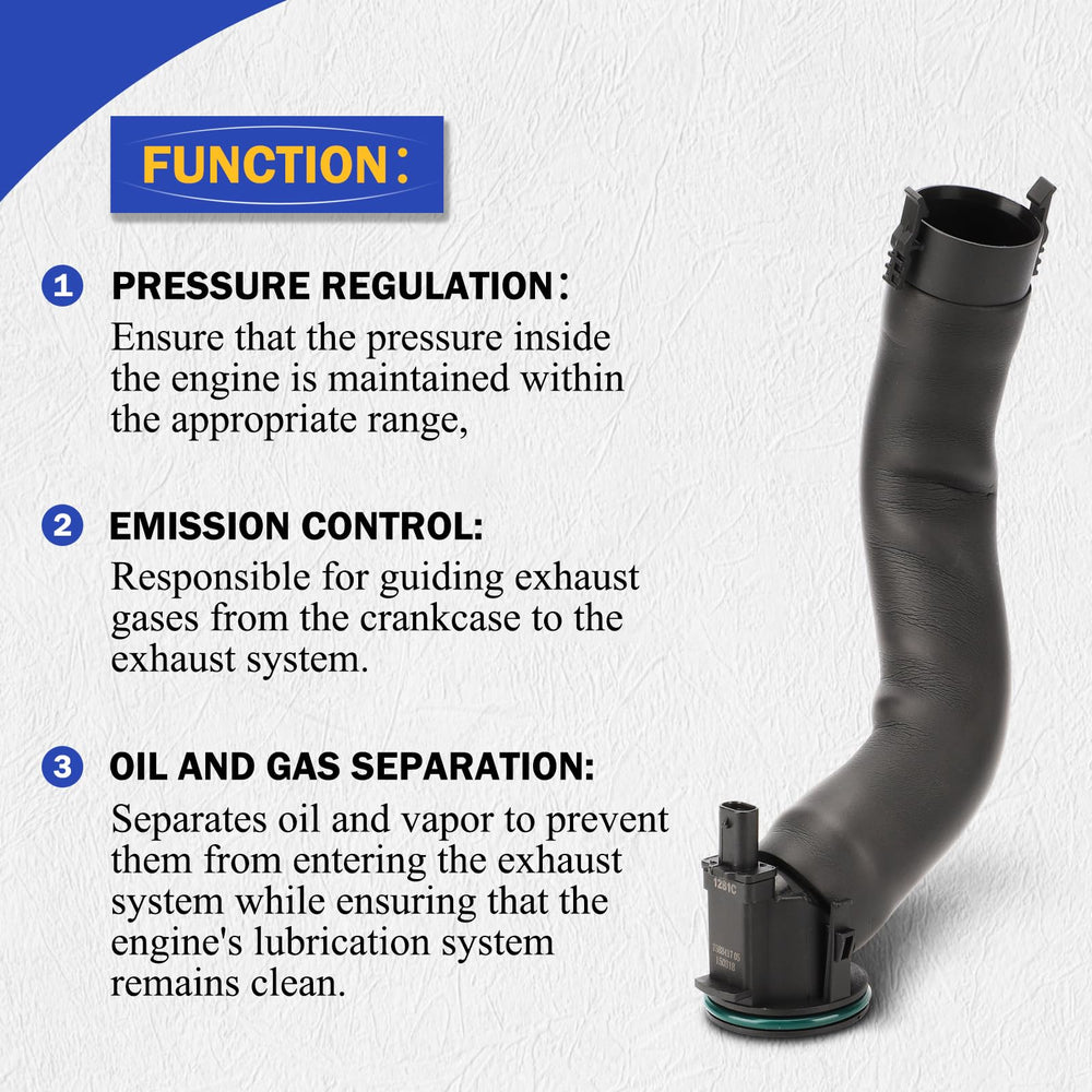 Durable material of the X4XZ vent hose suitable for engine heat