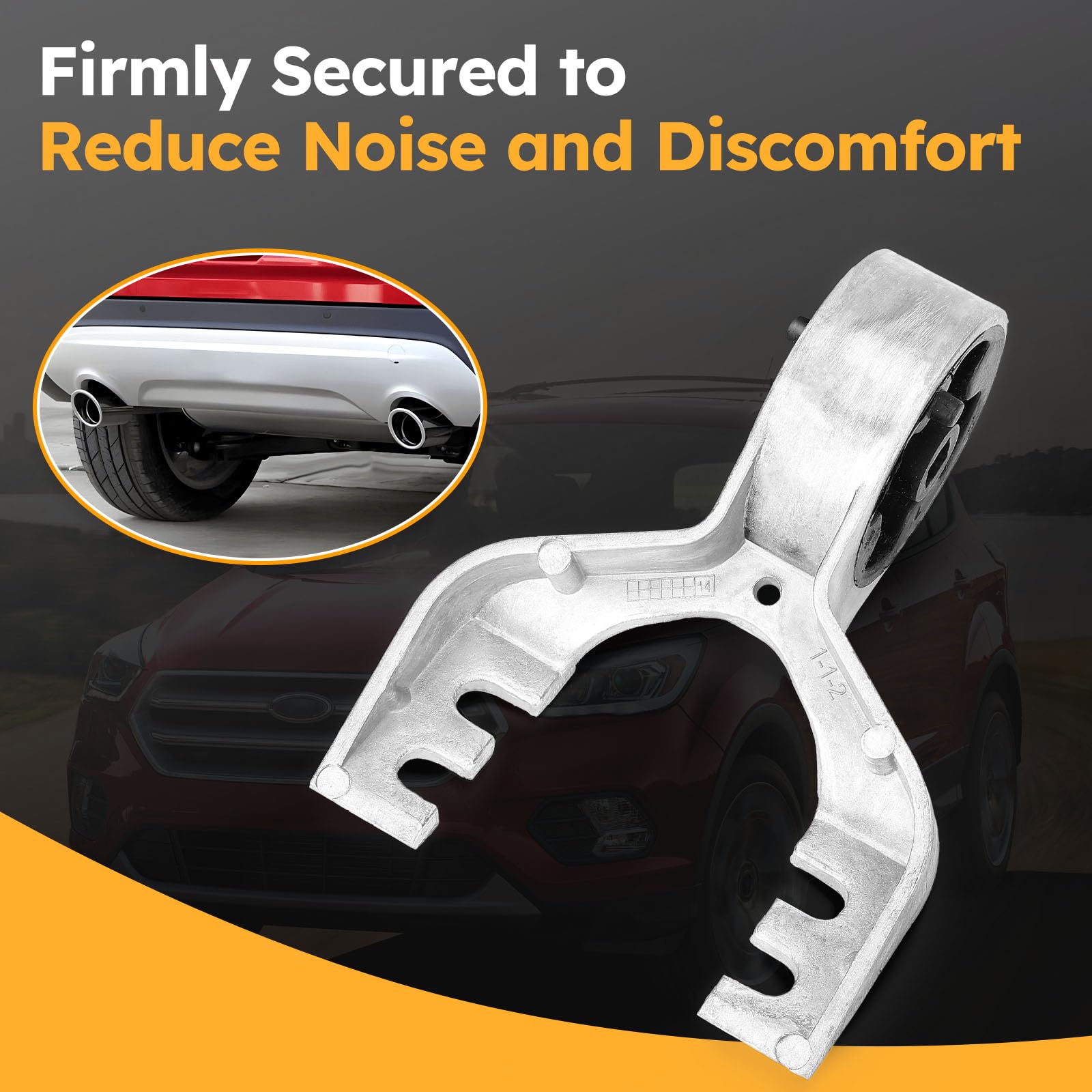 X4XZ CV6Z5K291K exhaust bracket assembly set2, easy fitment for Ford Escape