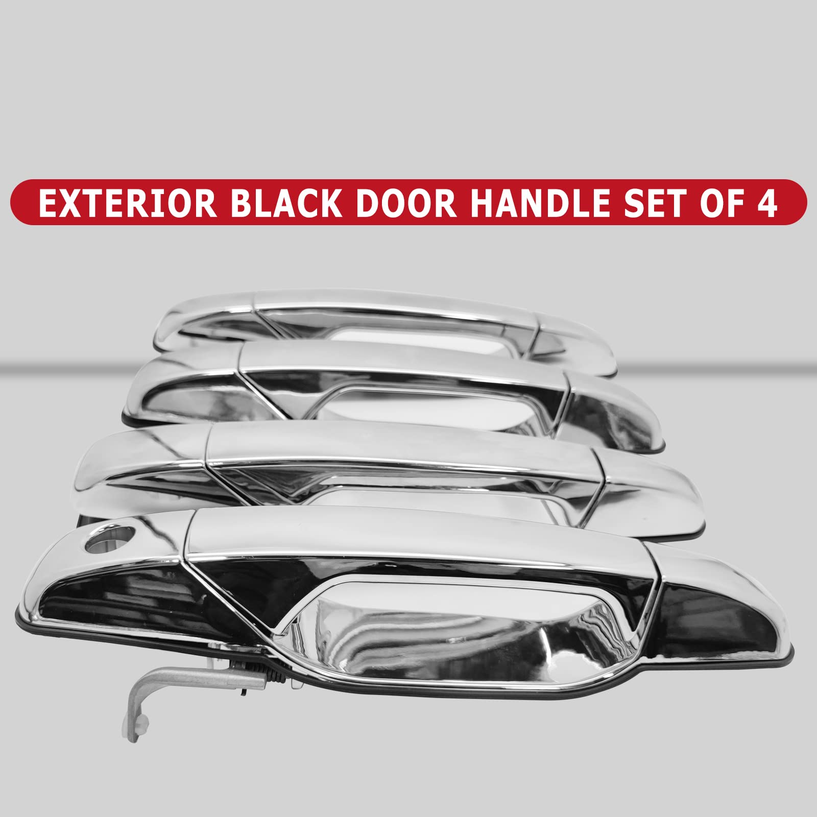 X4XZ door handle assembly close-up, PC+ABS material quality