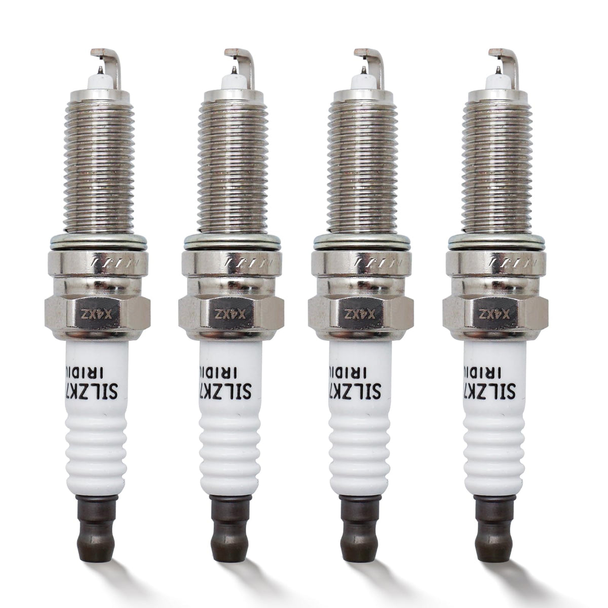 X4XZ double iridium spark plugs pack four with broad vehicle compatibility.