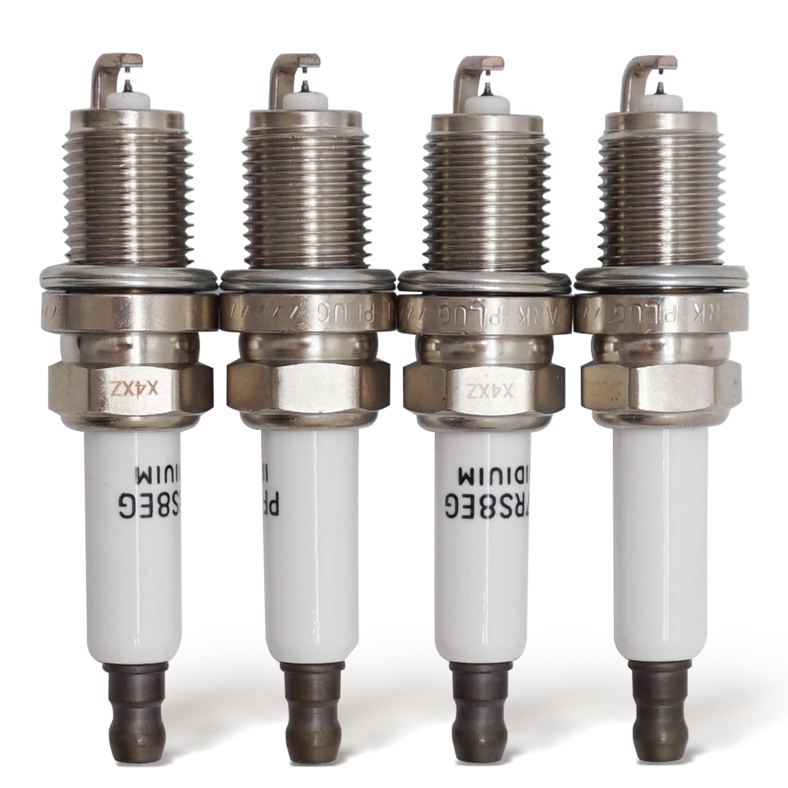 X4XZ double iridium spark plug front view delivering reliable ignition for 2.0L engines.