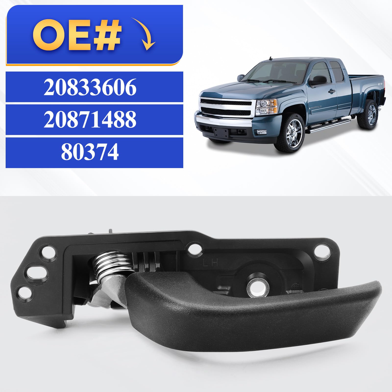 X4XZ durable plastic door handle emphasizes long-term dependability.