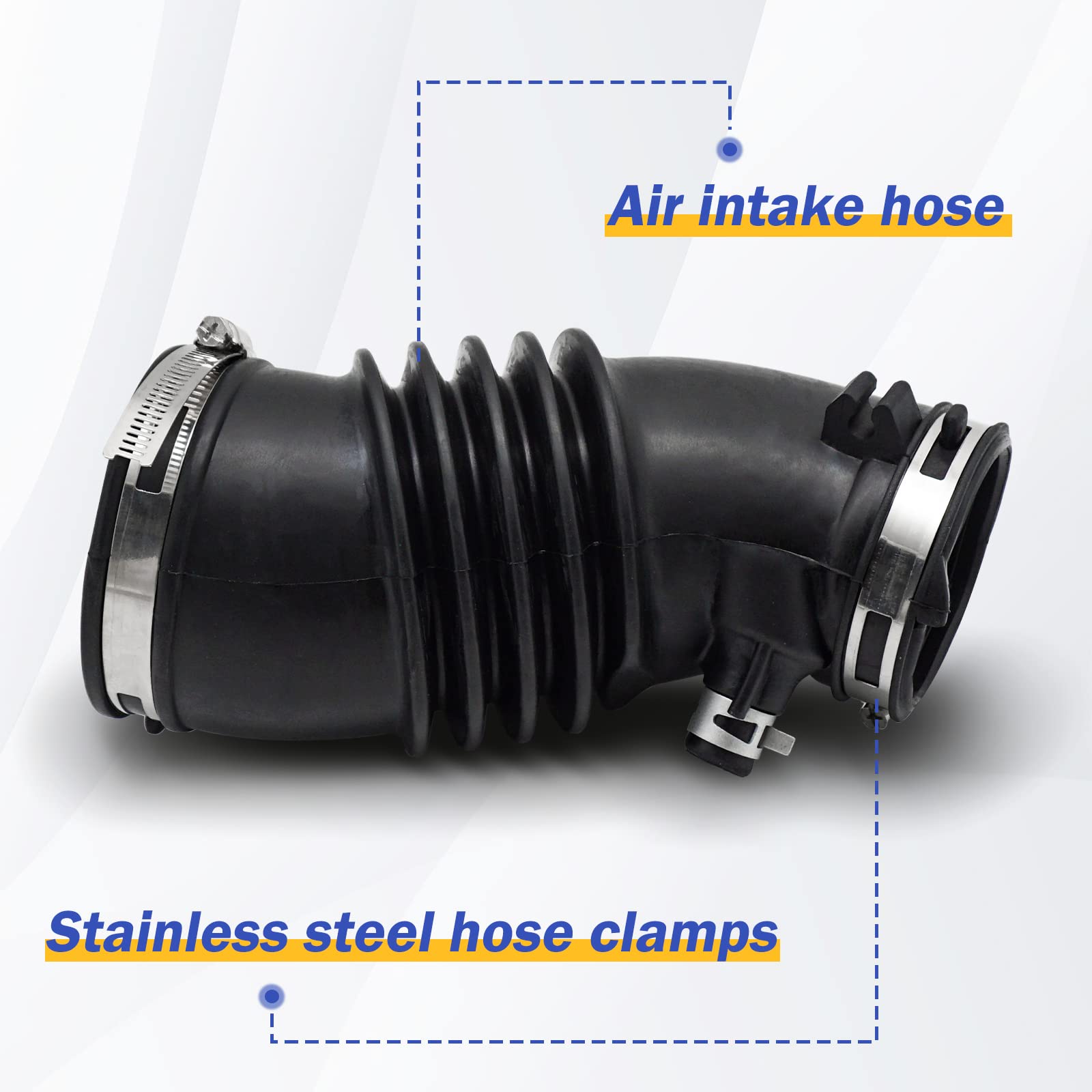 Durable rubber fiber blend resists drying and heat for reliable operation.