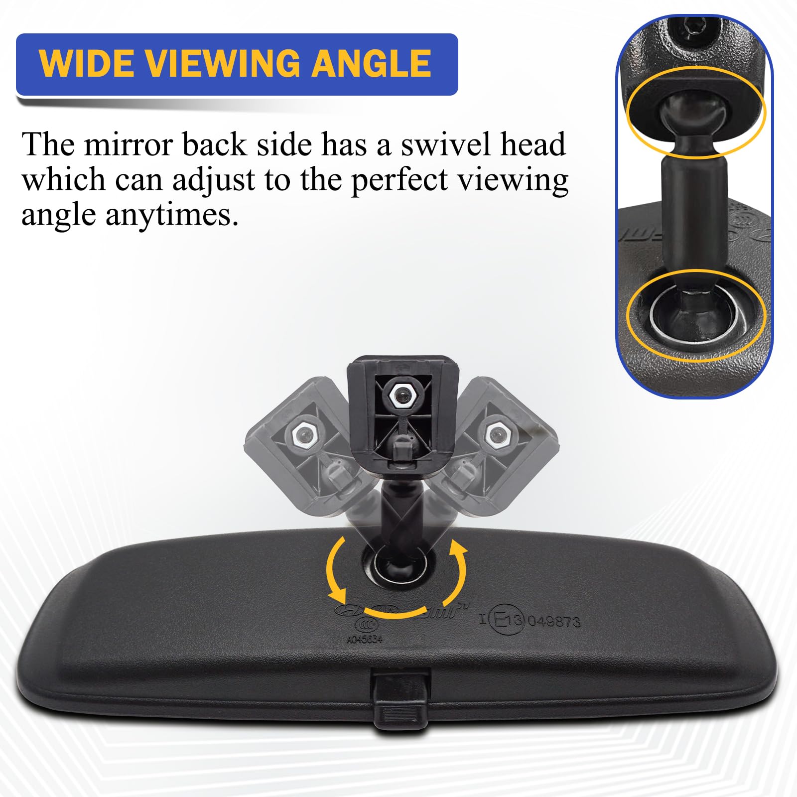 X4XZ easy-install mirror enables quick replacement without an instruction manual.