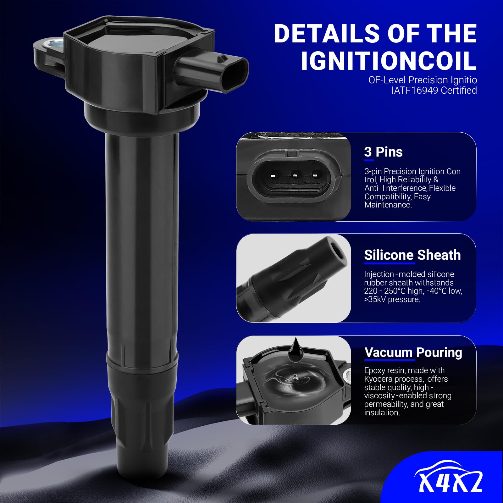 Easy-installation design with plug-and-play connections.