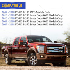 X4XZ end link compatibility illustration for Ford F-Series 4WD.