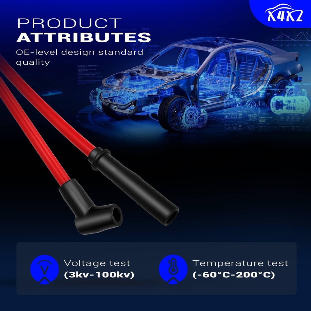 X4XZ 90-degree HEI distributor boots arranged for easy routing