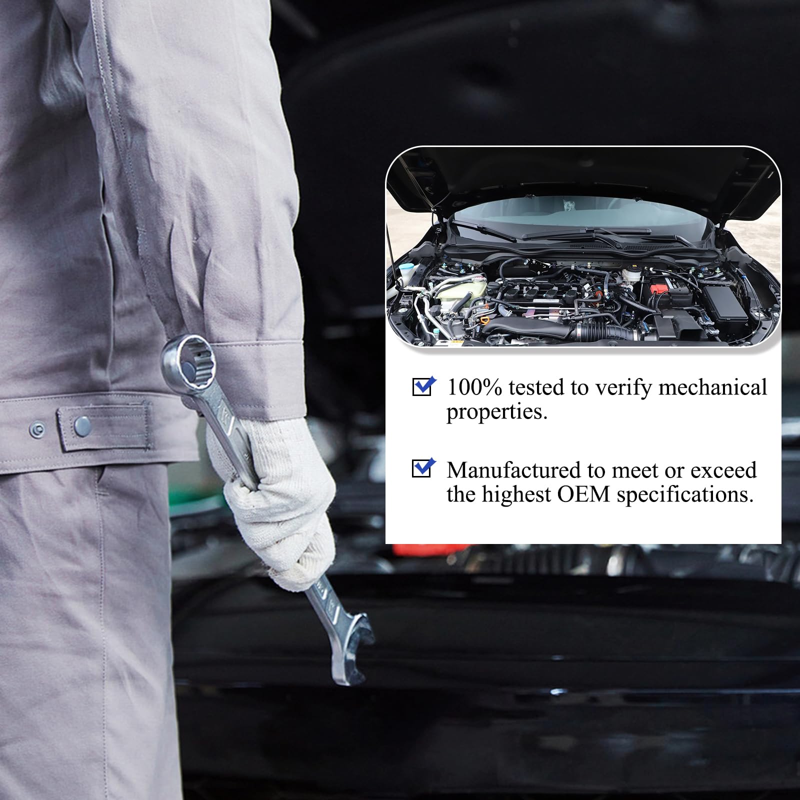 X4XZ OE-spec check confirms OEM compatibility for Civic 2012-2015.
