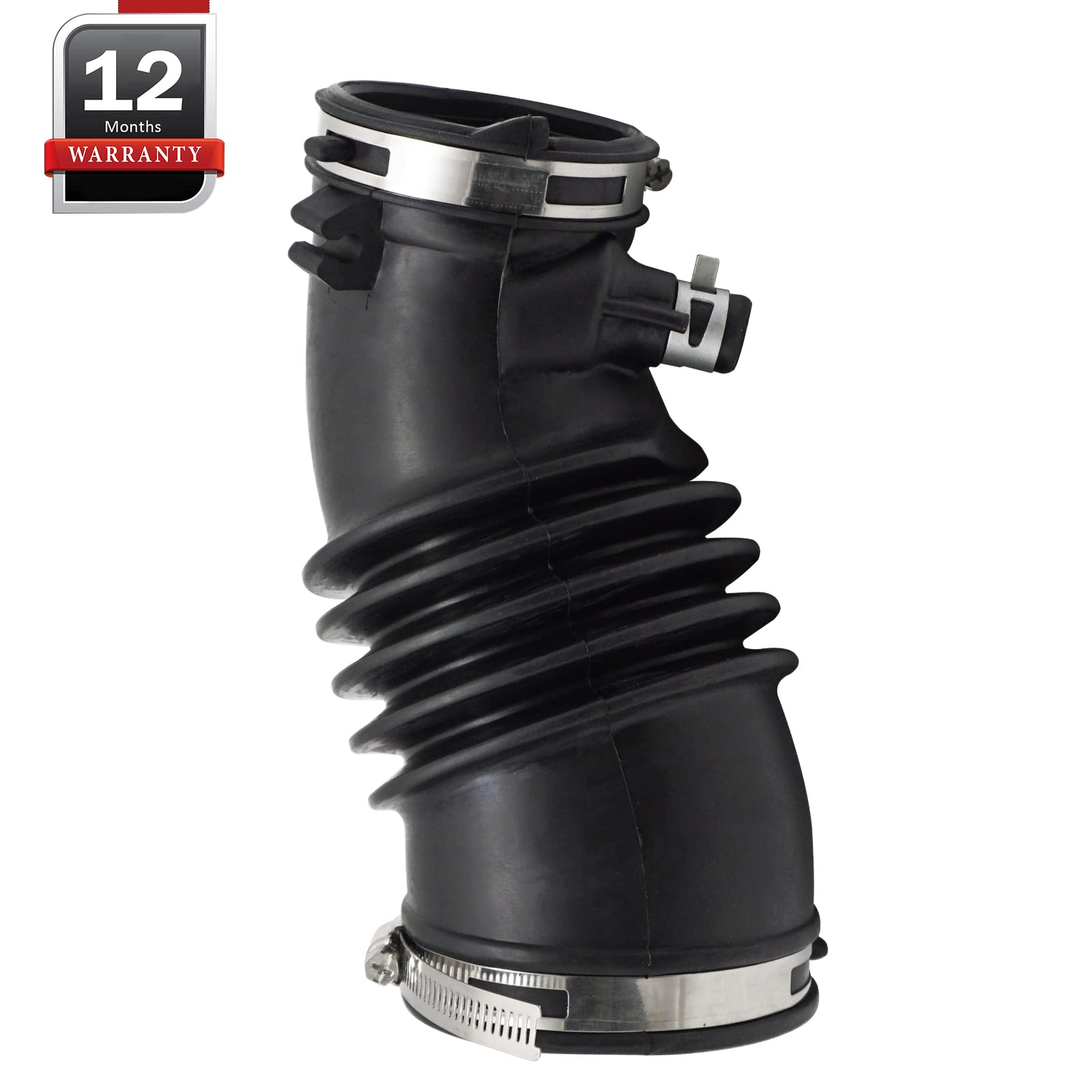 User friendly packaging with one hose and three clamps for quick installation.