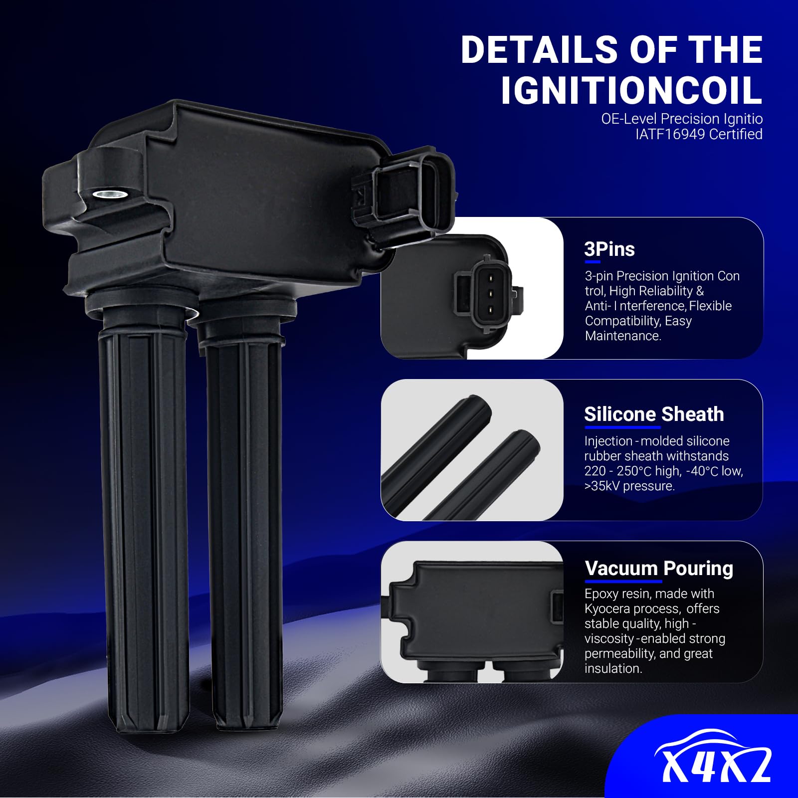 X4XZ installation tips graphic emphasizing straightforward fitment.