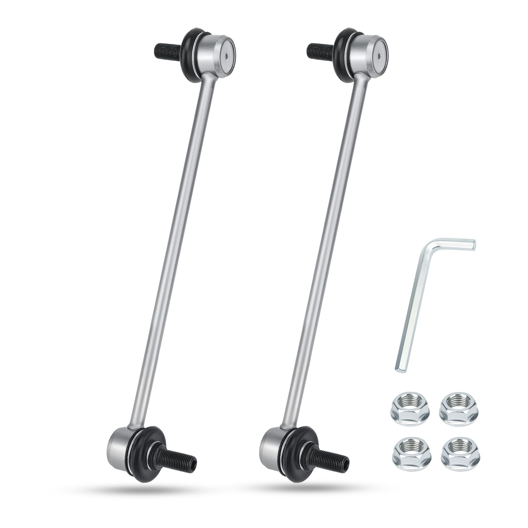X4XZ K80230 front stabilizer link for Pontiac Vibe, angle view, enhances steering feel.