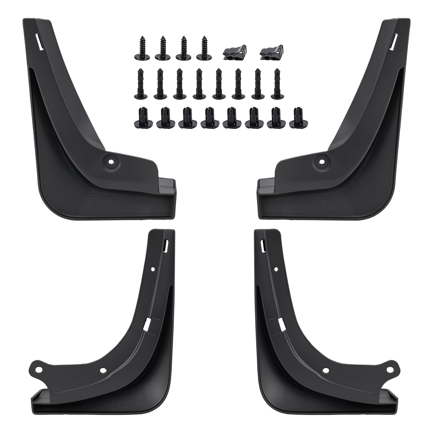 X4XZ mud flaps protect vehicle from gravel and slush on rough roads