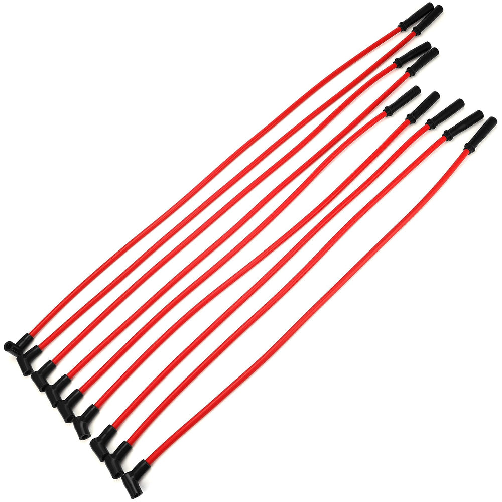 X4XZ nine-piece blue wire set prepared for Chevy V8 installations