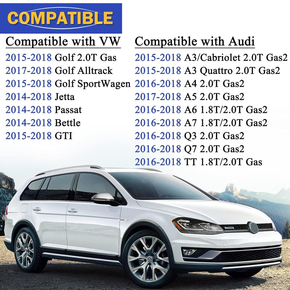 X4XZ oil separator installation bolts and nuts simplify mounting on VW and Audi.