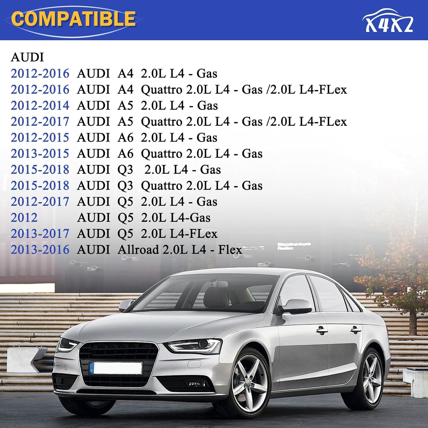 X4XZ PCV valve assembly for Audi 2.0T, easy fit and reliable operation