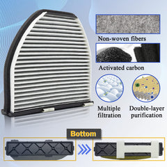 Side label on the X4XZ filter with OE numbers and fitment information