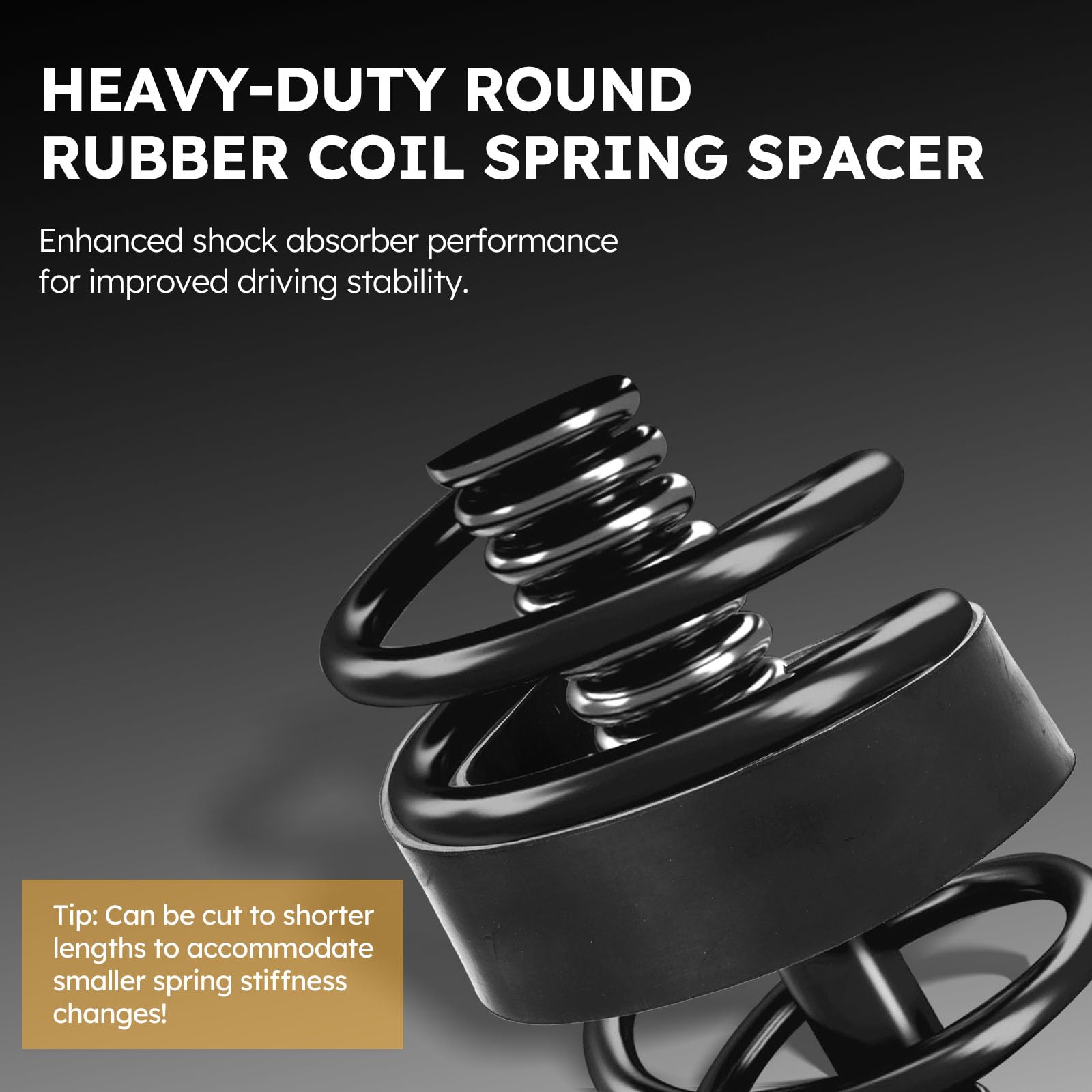 X4XZ rubber spacer close-up durable material emphasizes long-lasting performance.