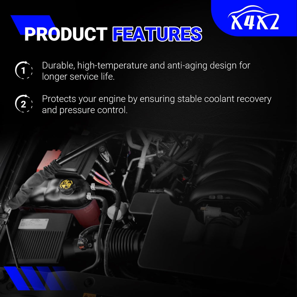 X4XZ Tahoe/Suburban fitment image supports correct reservoir replacement
