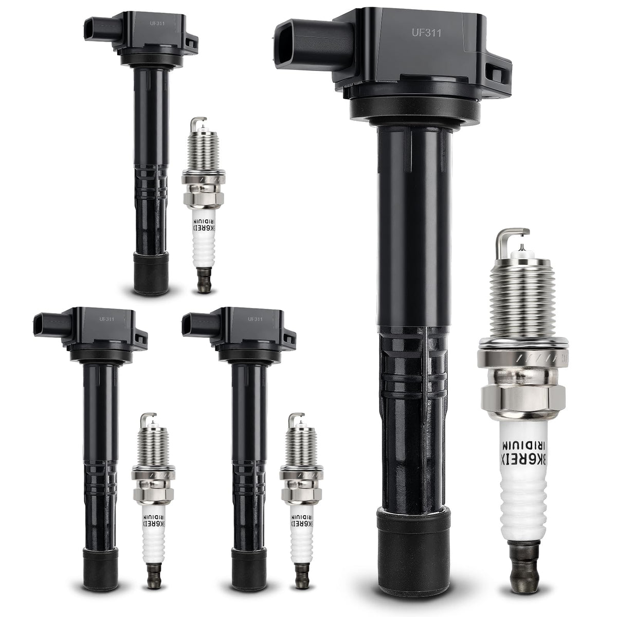 X4XZ UF311 ignition coil pack showcased for Honda/Acura compatibility and reliable starting performance.