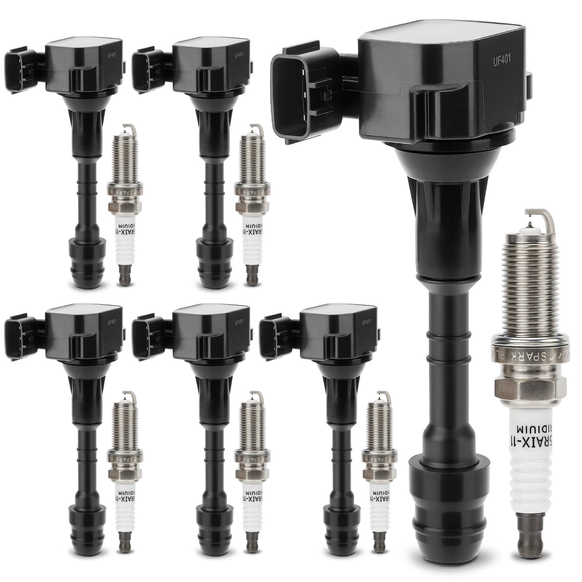 X4XZ UF401 ignition coil packs for Nissan compatibility with smoother starts