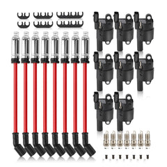 X4XZ UF414 ignition coils pack overview for GM engines, showing eight coils for reliable ignition.