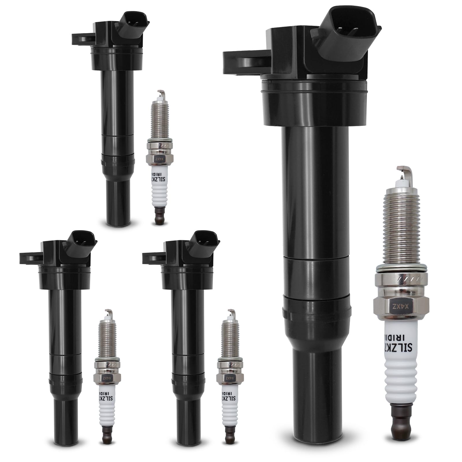 X4XZ UF651 ignition coil kit front view for easy engine start
