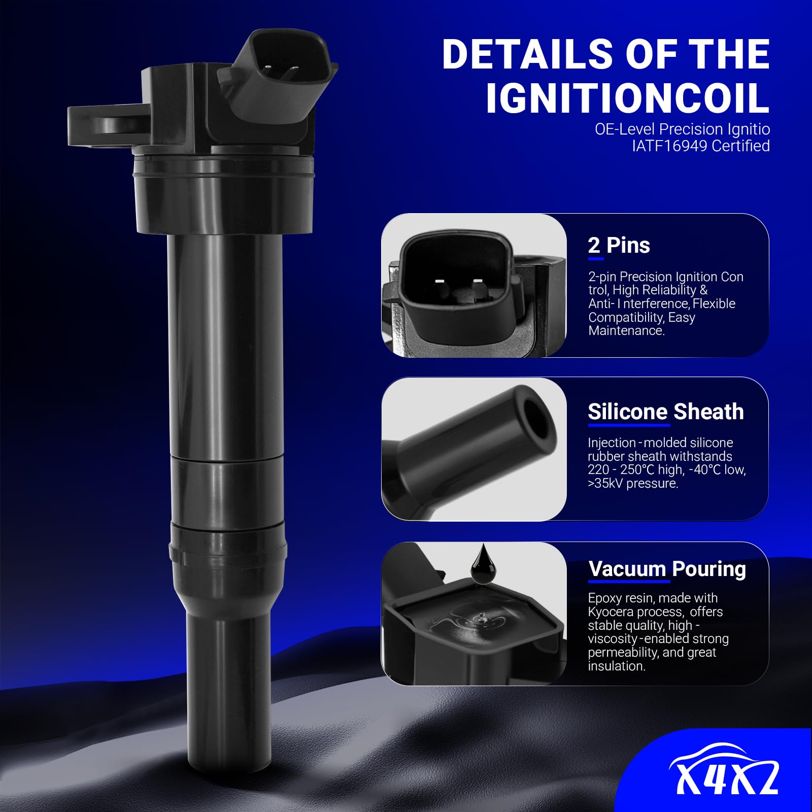 X4XZ UF651 vehicle compatibility reference for Hyundai and Kia