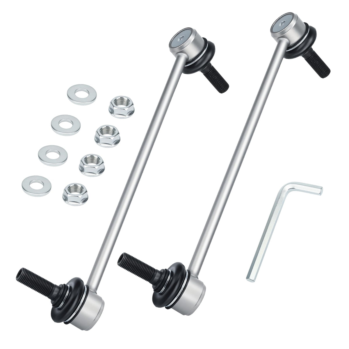 X4XZ zinc-nickel stabilizer sway bar link front view enhances stability