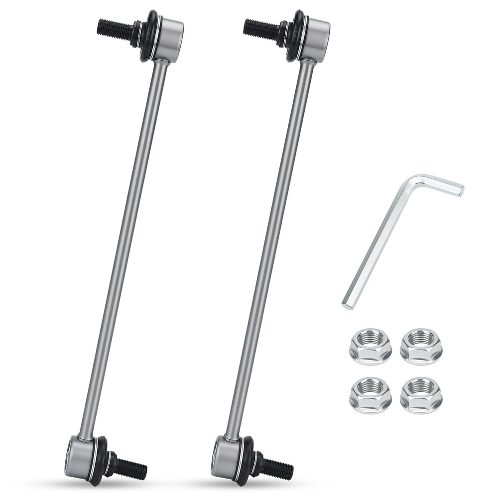 X4XZ zinc-nickel front stabilizer sway bar link ready for installation to improve stability.