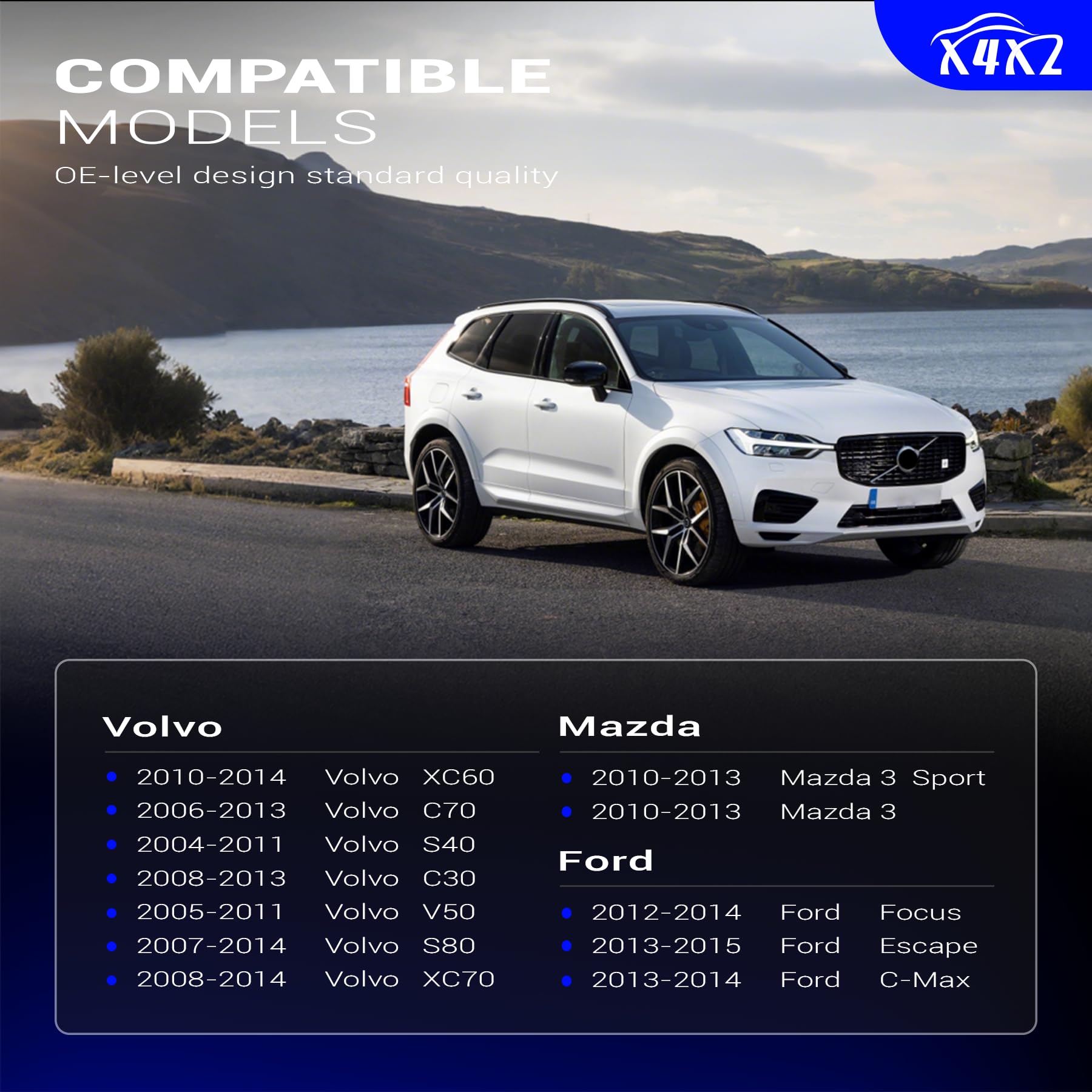 X4XZ sway bar link for Volvo C70: improved ride feel during cornering