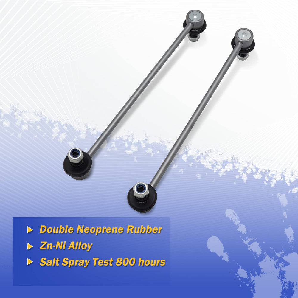 X4XZ sway bar link aligned installation view emphasizes easy wrench-flat design.