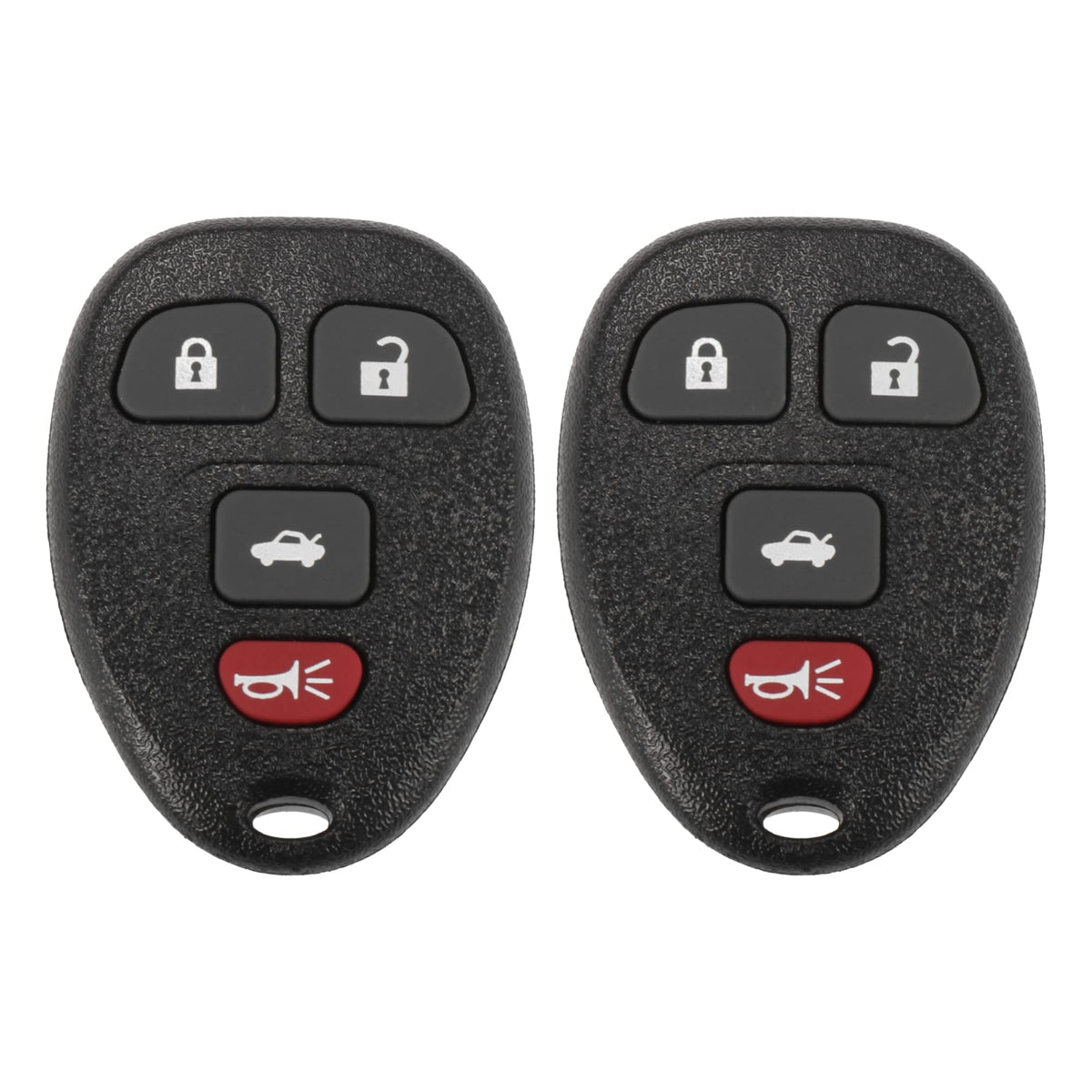 X AUTOHAUX OUC60270 remote front view highlights easy-to-press buttons for quick access.