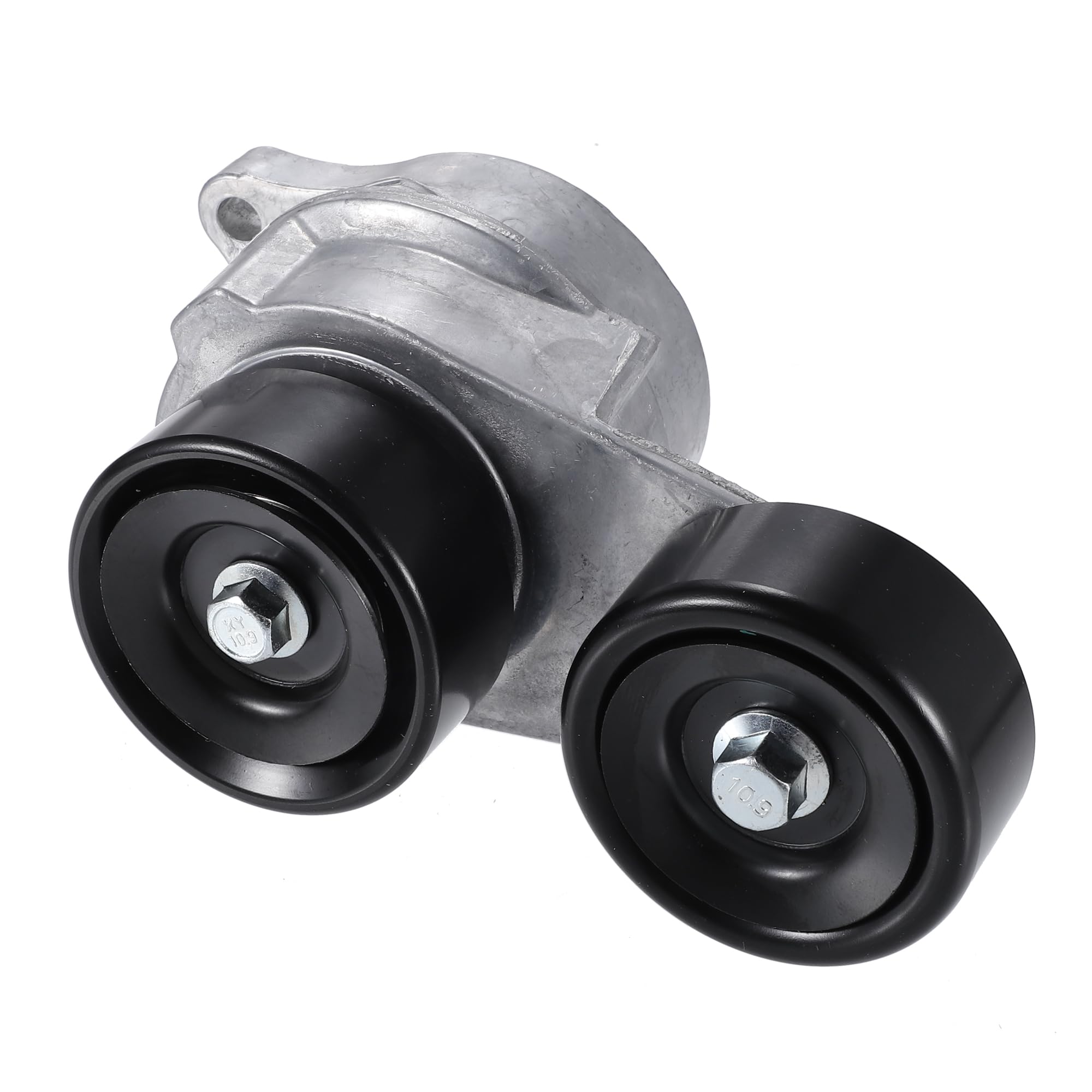 X AUTOHAUX belt tensioner pulley on Acura MDX front view, promotes smooth belt tensioning.